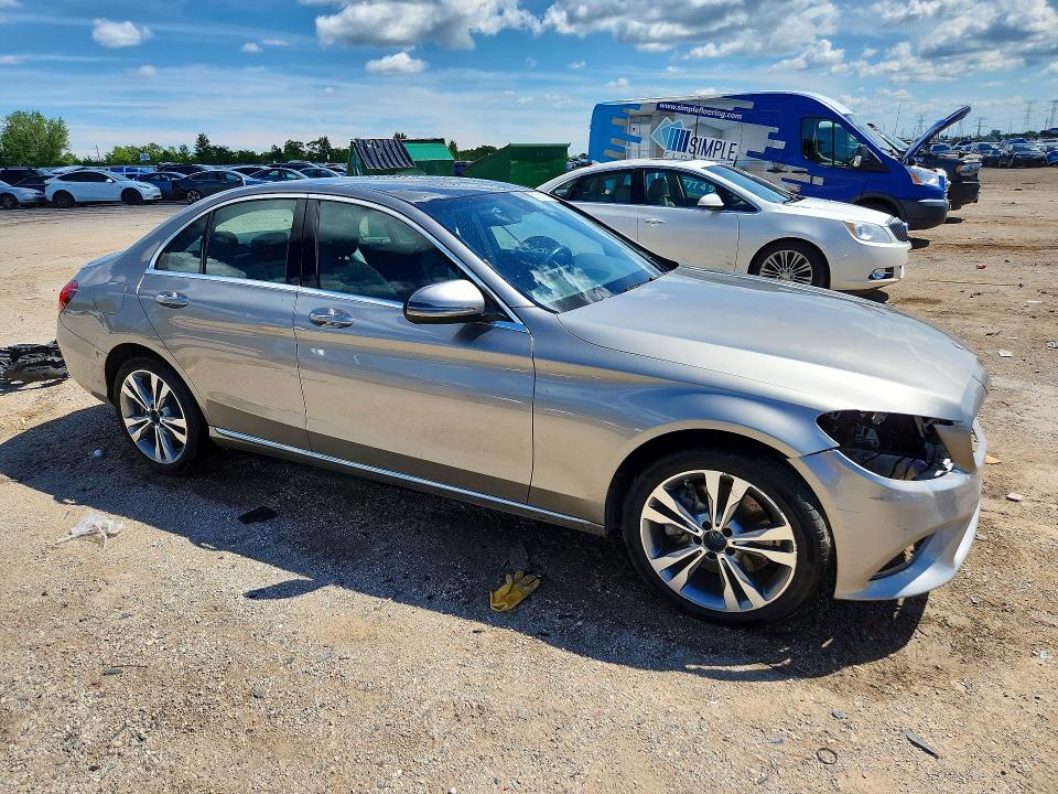2019 Mercedes-benz C მანქანა იყიდება აუქციონზე, vin: 55SWF8EB2KU301616, აუქციონის ნომერი: 57587776