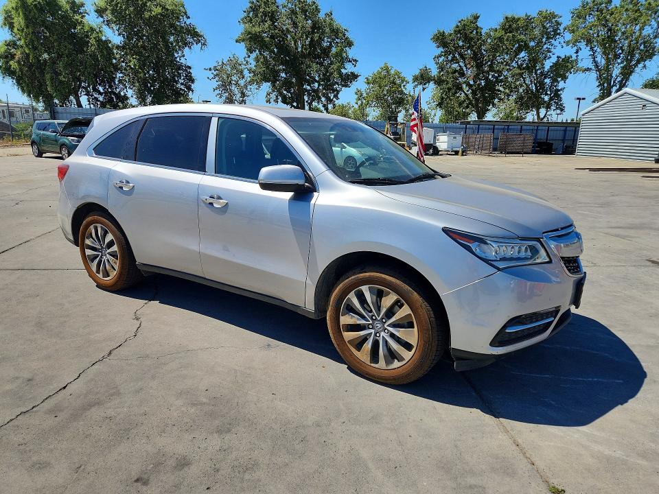 2015 Acura Mdx მანქანა იყიდება აუქციონზე, vin: 5FRYD3H43FB011390, აუქციონის ნომერი: 58151106