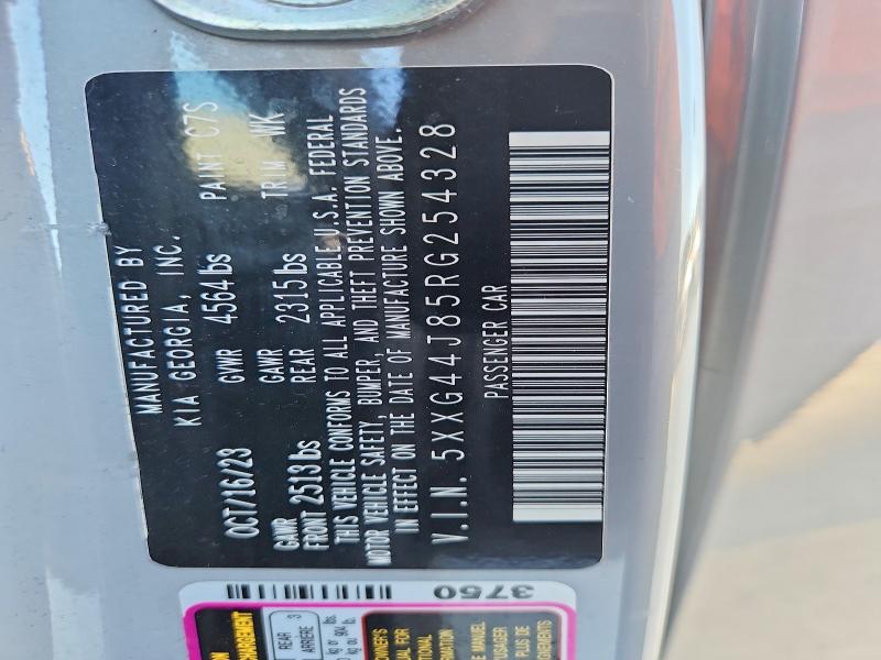 57069826 :رقم المزاد ، 5XXG44J85RG254328 vin ، 2024 Kia K5 مزاد بيع