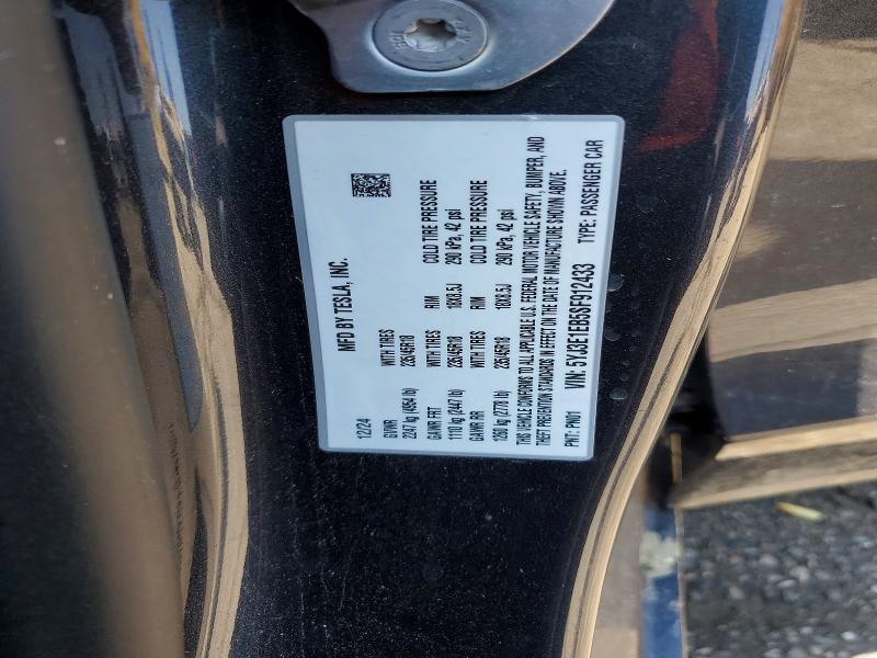 Продажа на аукционе авто 2025 Tesla Model 3, vin: 5YJ3E1EB5SF912433, номер лота: 58018506