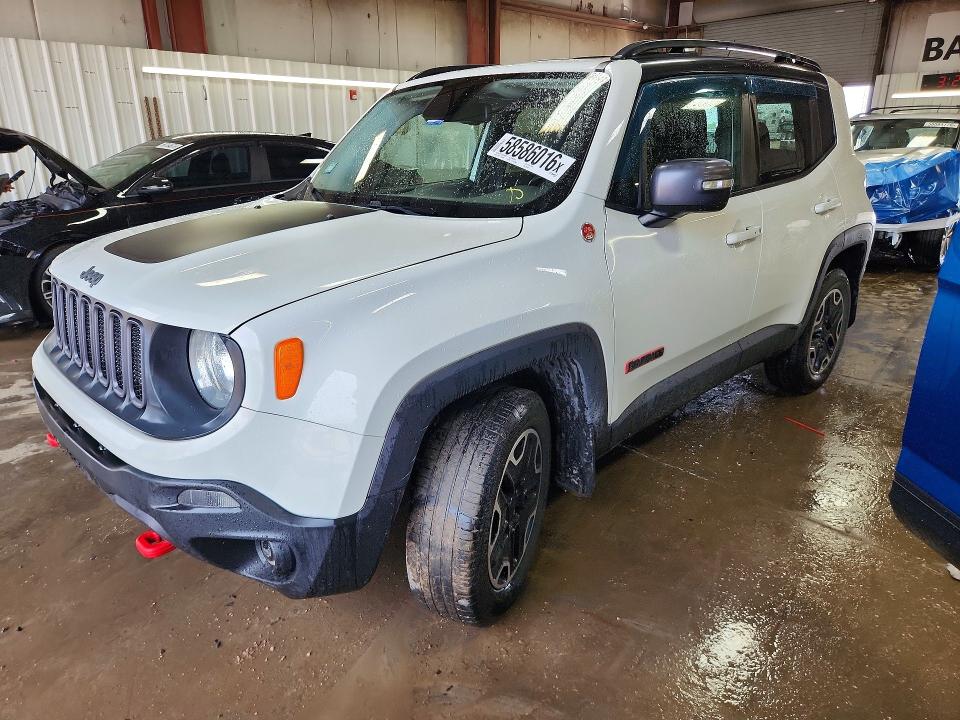 Продаж на аукціоні авто 2016 Jeep Renegade, vin: ZACCJBCT9GPD24421, номер лоту: 58586016