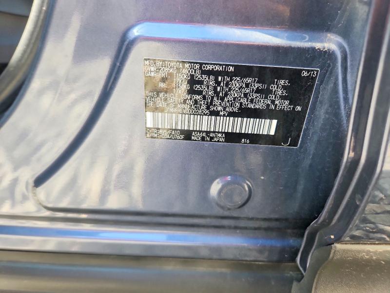 Aukcja sprzedaży 2013 Toyota Rav4, vin: JTMRFREV0DD028295, numer aukcji: 56282926