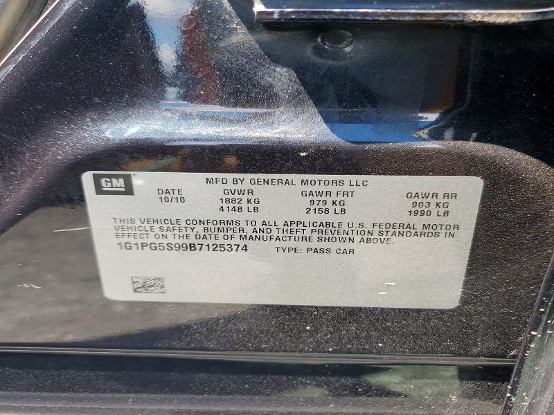 Продажа на аукционе авто 2011 Chevrolet Cruze, vin: 1G1PG5S99B7125374, номер лота: 58785816