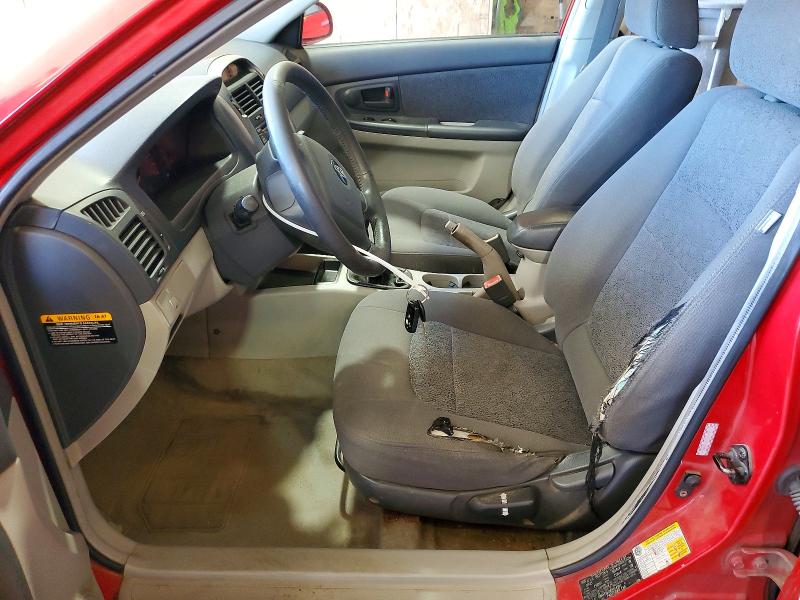 56967996 :رقم المزاد ، KNAFE161365244901 vin ، 2006 Kia Spectra مزاد بيع
