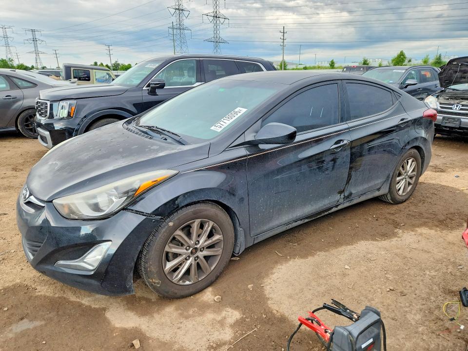 2015 Hyundai Elantra მანქანა იყიდება აუქციონზე, vin: KMHDH4AE1FU228131, აუქციონის ნომერი: 57718096
