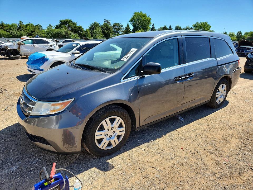 2011 Honda Odyssey მანქანა იყიდება აუქციონზე, vin: 5FNRL5H2XBB024845, აუქციონის ნომერი: 58373296