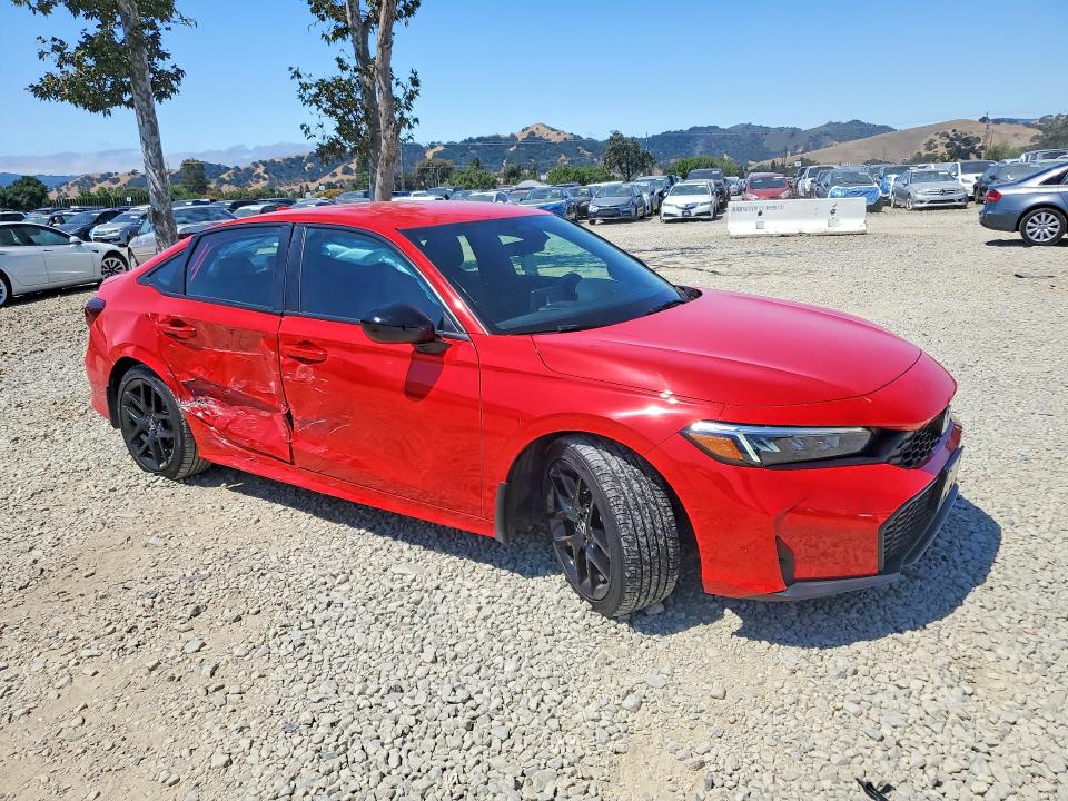 57862176 :رقم المزاد ، 2HGFE2F57SH597061 vin ، 2025 Honda Civic مزاد بيع