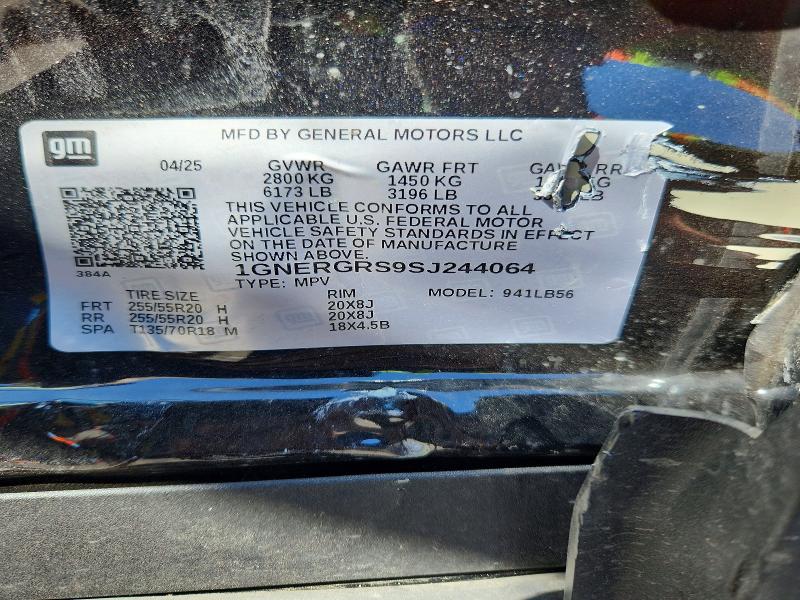 Продажа на аукционе авто 2025 Chevrolet Traverse, vin: 1GNERGRS9SJ244064, номер лота: 55798446