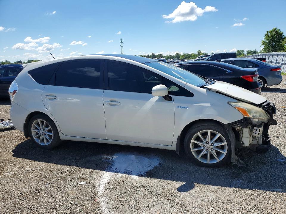 2013 Toyota Prius V მანქანა იყიდება აუქციონზე, vin: JTDZN3EU8D3250547, აუქციონის ნომერი: 57896616