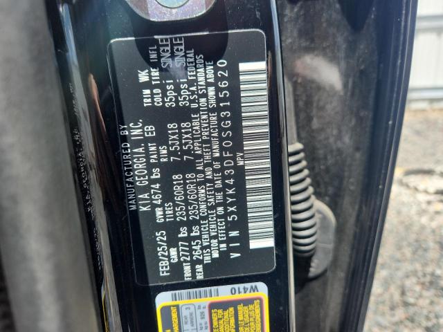 Aukcja sprzedaży 2025 Kia Sportage, vin: 5XYK43DF0SG315620, numer aukcji: 58054506