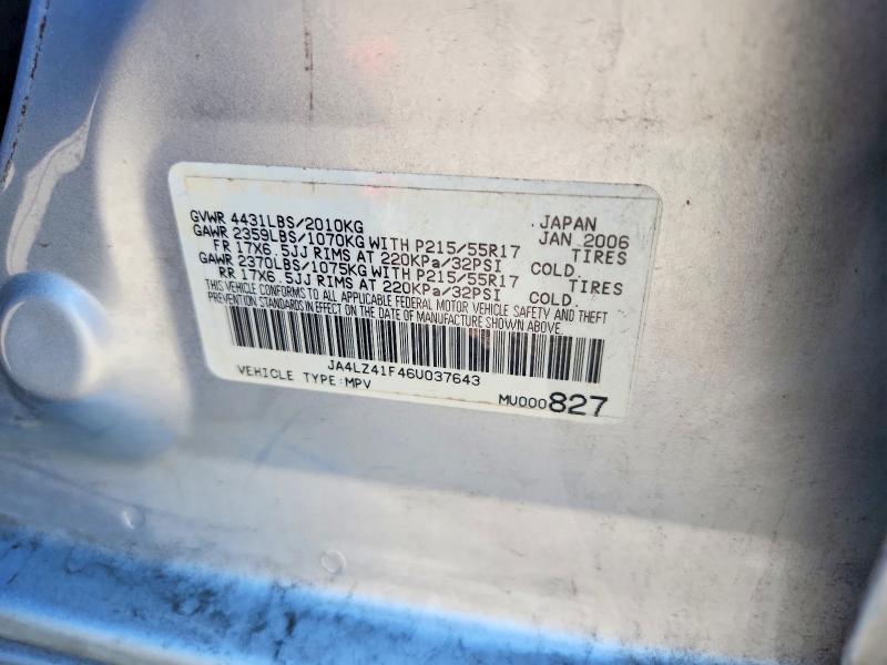 Aukcja sprzedaży 2006 Mitsubishi Outlander, vin: JA4LZ41F46U037643, numer aukcji: 58115506