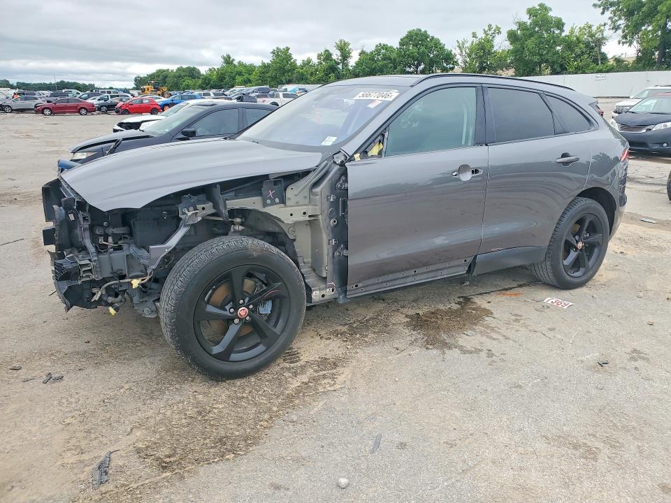 2018 Jaguar F-pace მანქანა იყიდება აუქციონზე, vin: SADCK2FXXJA255164, აუქციონის ნომერი: 56677046