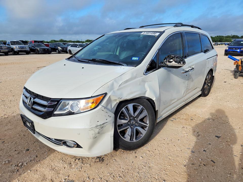 57001496 :رقم المزاد ، 5FNRL5H97FB033568 vin ، 2015 Honda Odyssey مزاد بيع