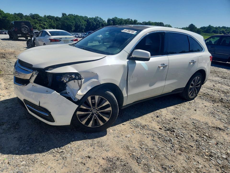 55708216 :رقم المزاد ، 5FRYD3H44EB010974 vin ، 2014 Acura Mdx مزاد بيع