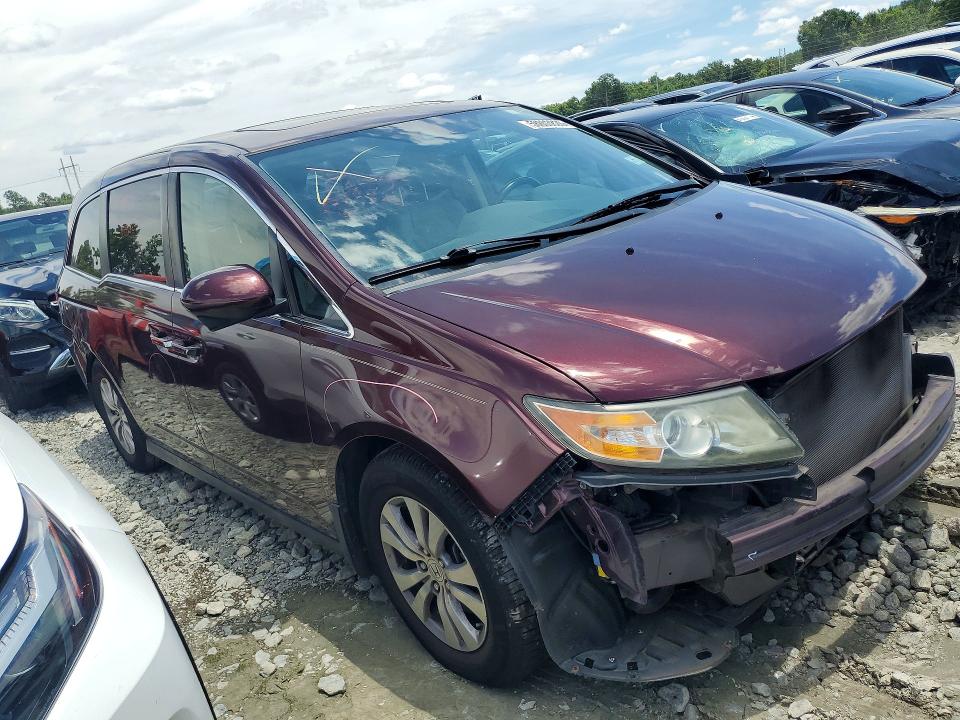 58603826 :رقم المزاد ، 5FNRL5H64EB029434 vin ، 2014 Honda Odyssey مزاد بيع