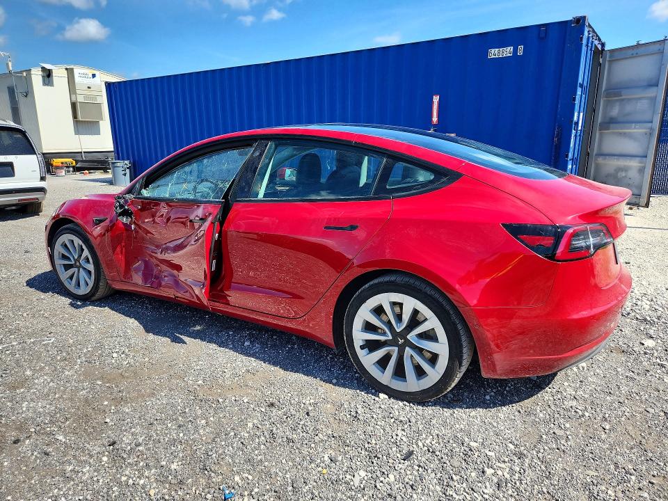 Продажа на аукционе авто 2022 Tesla Model 3, vin: 5YJ3E1EA0NF369827, номер лота: 57202156