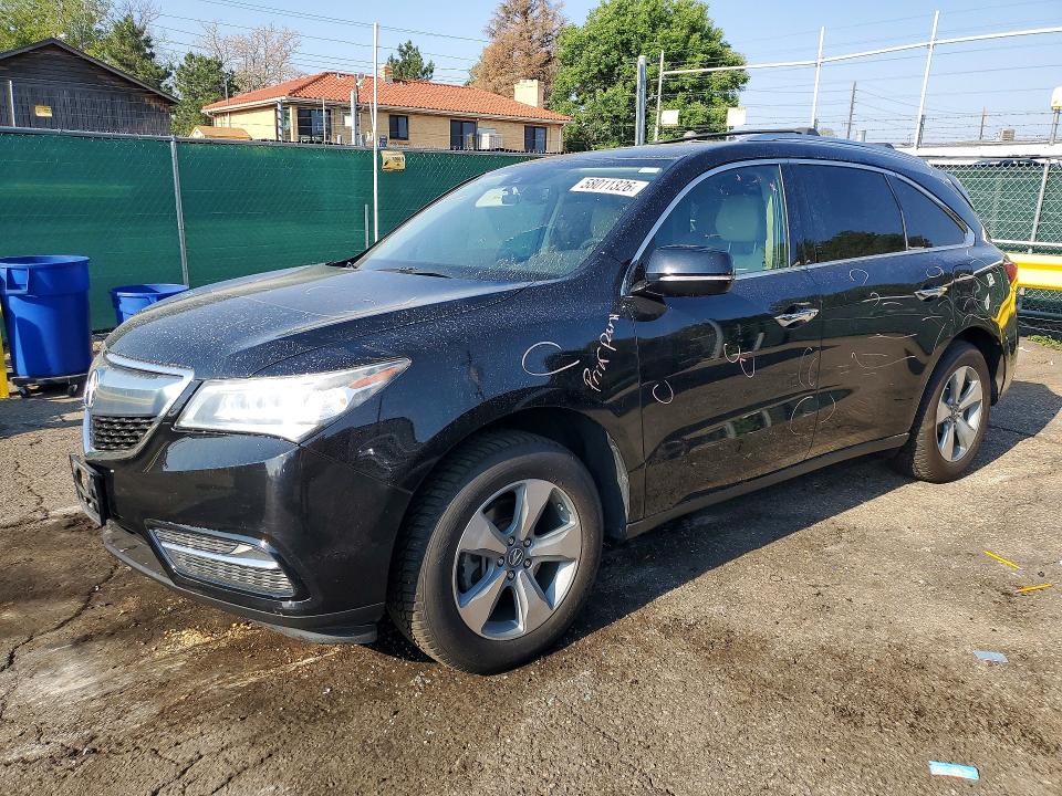 Продаж на аукціоні авто 2016 Acura Mdx, vin: 5FRYD4H2XGB034512, номер лоту: 58011326
