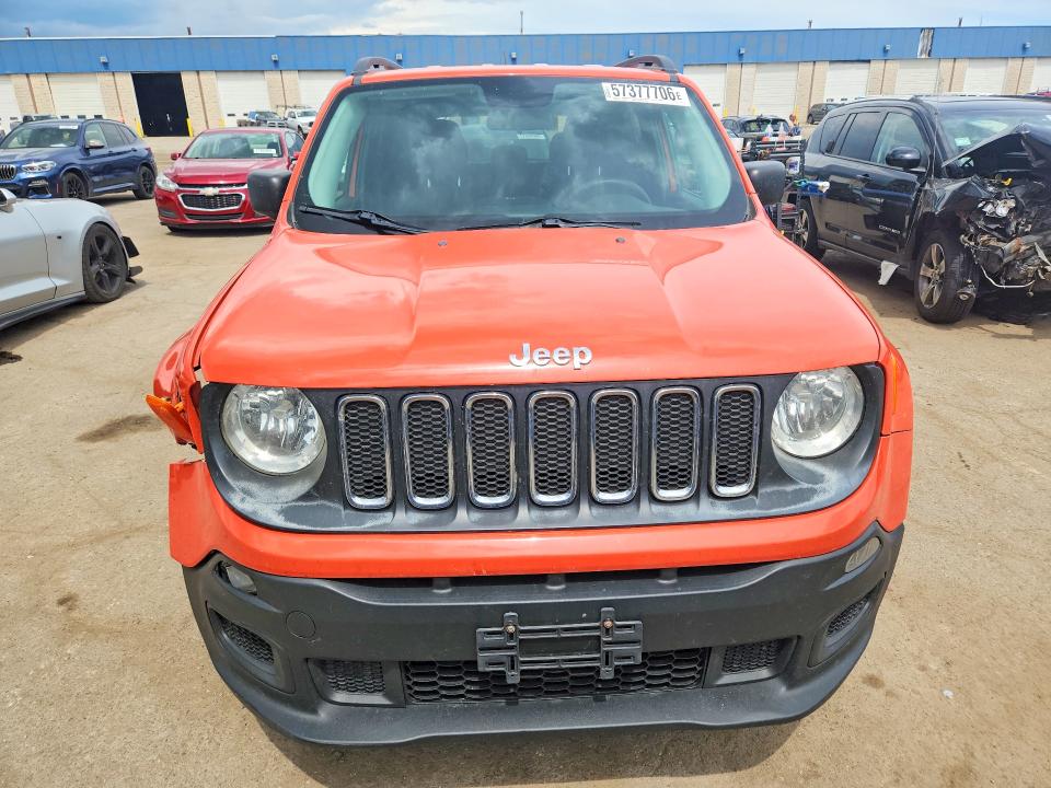 57377706 :رقم المزاد ، ZACCJBAT4GPE33100 vin ، 2016 Jeep Renegade مزاد بيع