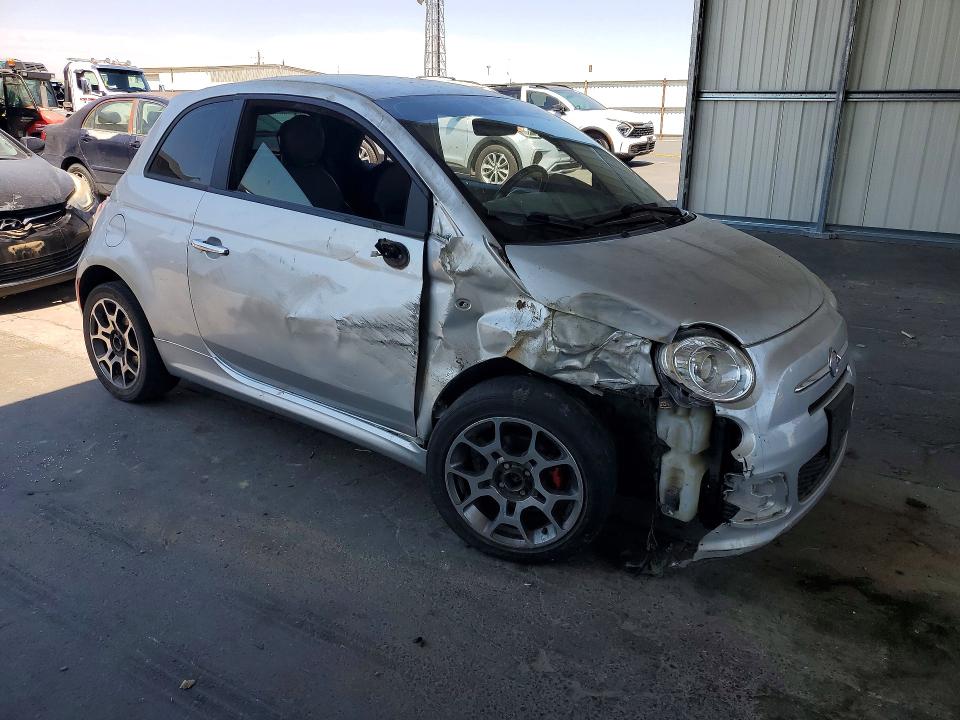 56850346 :رقم المزاد ، 3C3CFFBR1CT351912 vin ، 2012 Fiat 500 مزاد بيع