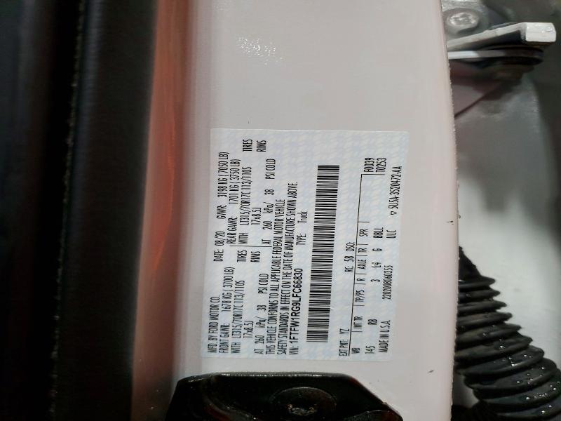 Продаж на аукціоні авто 2020 Ford F150, vin: 1FTFW1RG9LFC66830, номер лоту: 57033416