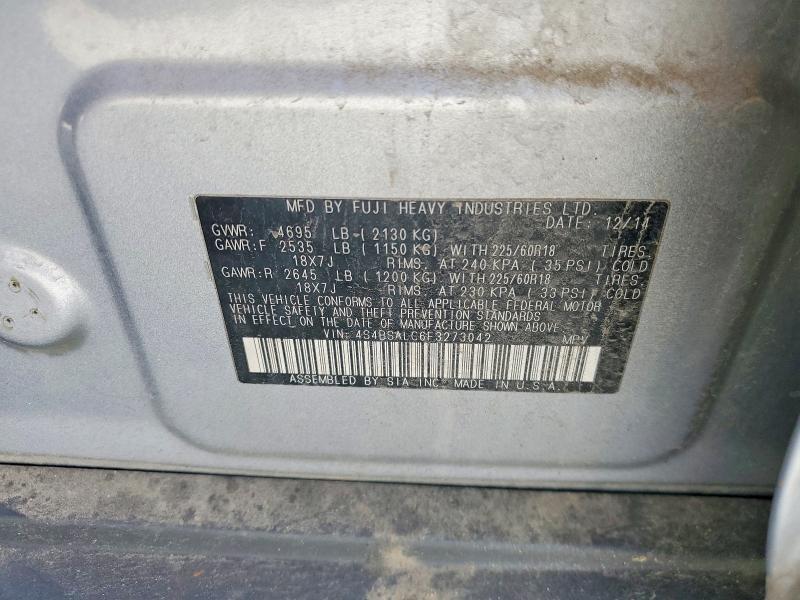 Aukcja sprzedaży 2015 Subaru Outback, vin: 4S4BSALC6F3273042, numer aukcji: 57160146