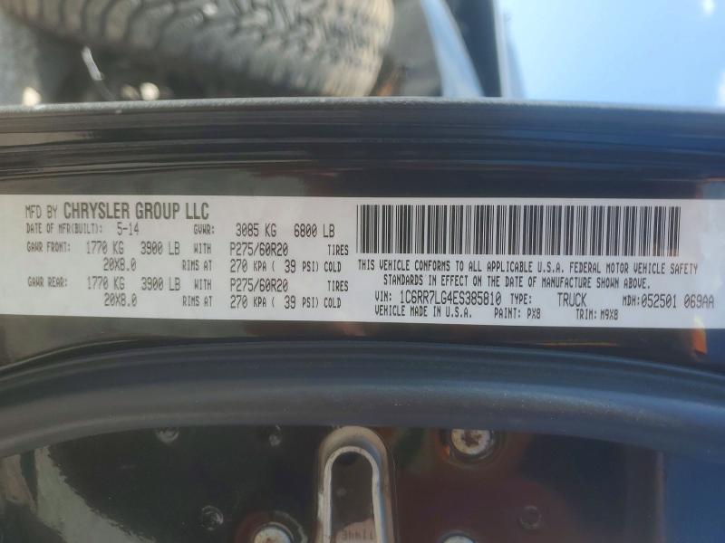 56774316 :رقم المزاد ، 1C6RR7LG4ES385810 vin ، 2014 Ram 1500 مزاد بيع