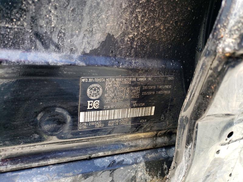 56832496 :رقم المزاد ، 2T3R1RFVXSC559406 vin ، 2025 Toyota Rav4 مزاد بيع