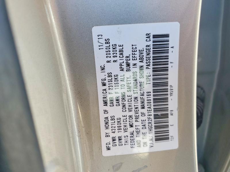 Продаж на аукціоні авто 2014 Honda Accord, vin: 1HGCR2F81EA089169, номер лоту: 53840716