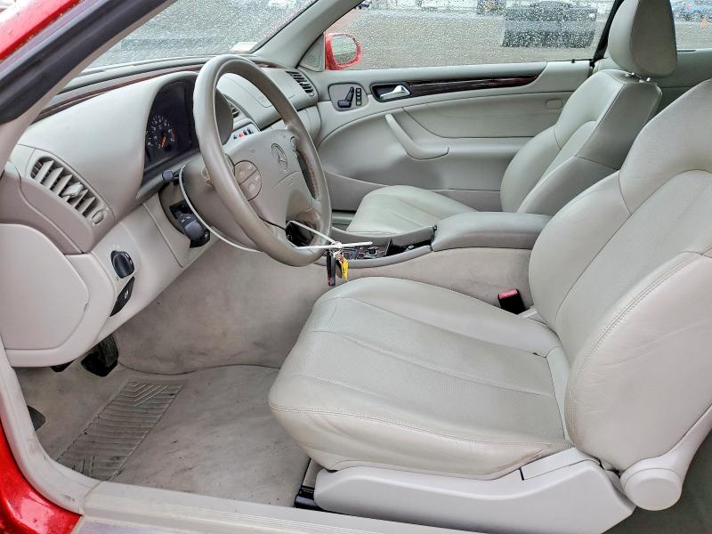 2001 Mercedes-benz Clk მანქანა იყიდება აუქციონზე, vin: WDBLK65G61T074893, აუქციონის ნომერი: 57543916