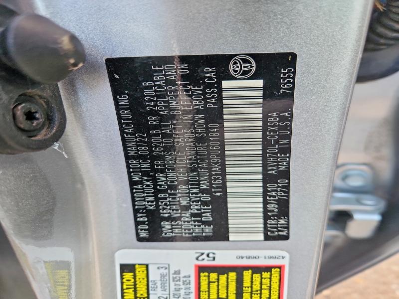 Продажа на аукционе авто 2023 Toyota Camry, vin: 4T1G31AK9PU601840, номер лота: 57713396