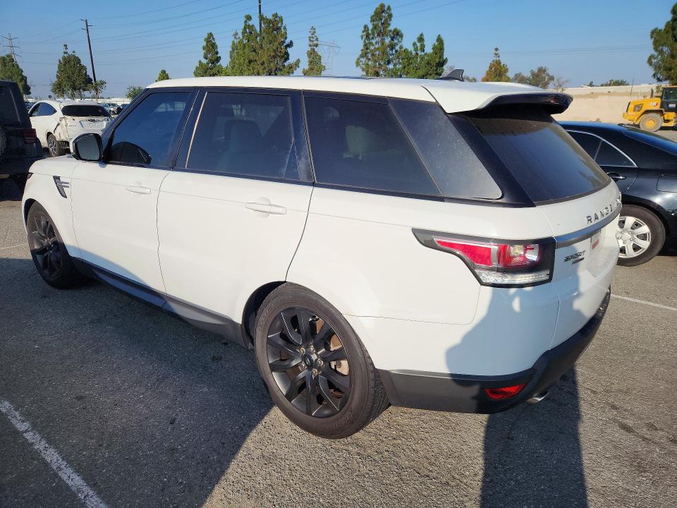 2016 Land Rover Range Rover Sport მანქანა იყიდება აუქციონზე, vin: SALWR2PF6GA592930, აუქციონის ნომერი: 57599446