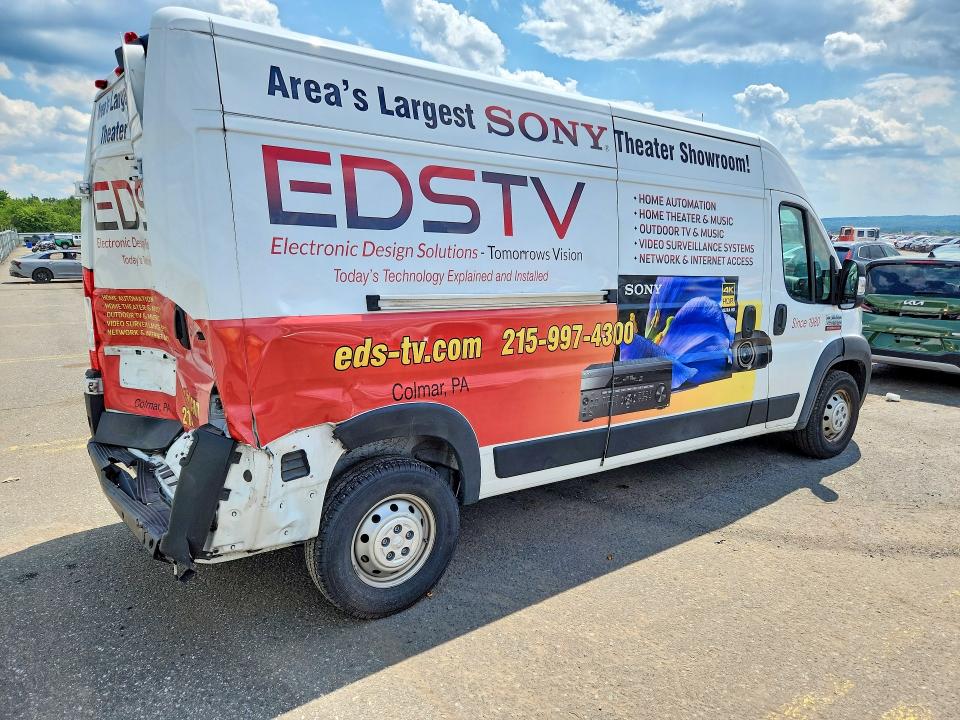 Продажа на аукционе авто 2021 Ram Promaster 2500, vin: 3C6ERVDG0ME502639, номер лота: 58763476