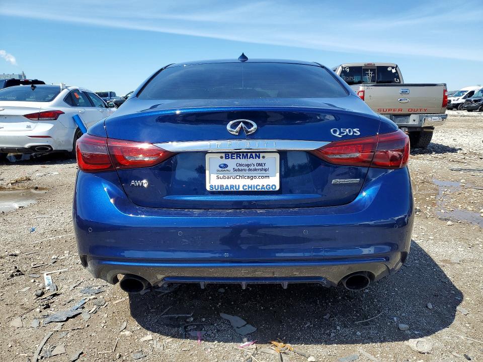 Продажа на аукционе авто 2019 Infiniti Q50, vin: JN1EV7ARXKM590896, номер лота: 57951316