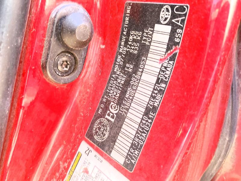 54828156 :رقم المزاد ، 2T1BU40E69C084053 vin ، 2009 Toyota Corolla مزاد بيع