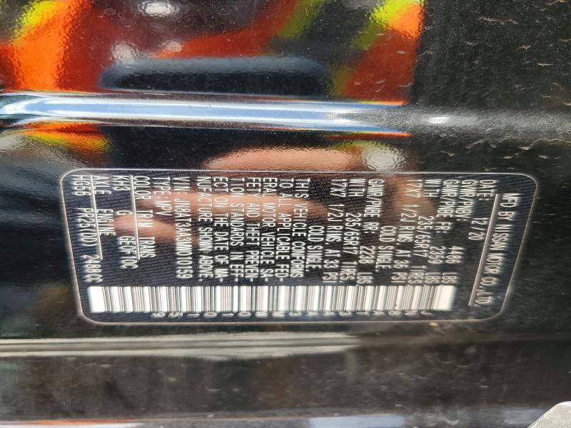 Aukcja sprzedaży 2021 Nissan Rogue, vin: JN8AT3AA3MW010159, numer aukcji: 57751456