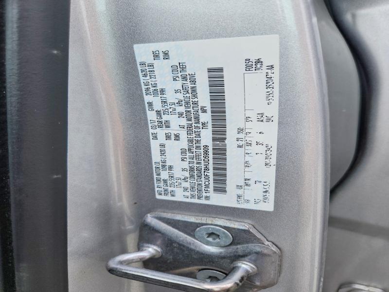 Aukcja sprzedaży 2017 Ford Escape, vin: 1FMCU0F78HUD59909, numer aukcji: 58602976