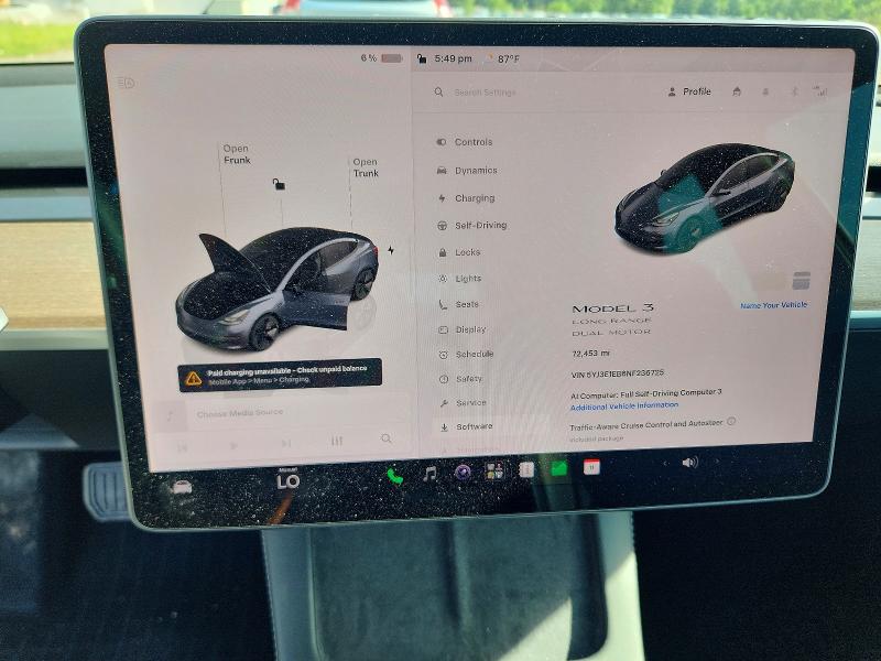 Продажа на аукционе авто 2022 Tesla Model 3, vin: 5YJ3E1EB6NF236725, номер лота: 56780556
