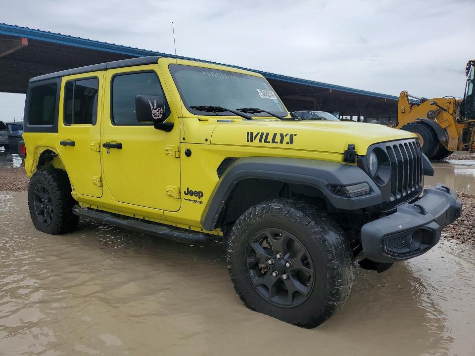 Продажа на аукционе авто 2022 Jeep Wrangler Unlimited, vin: 1C4HJXDN0NW277508, номер лота: 56683576