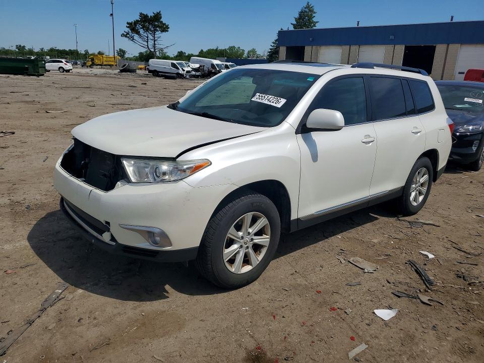 2012 Toyota Highlander მანქანა იყიდება აუქციონზე, vin: 5TDBK3EH3CS150043, აუქციონის ნომერი: 55514226