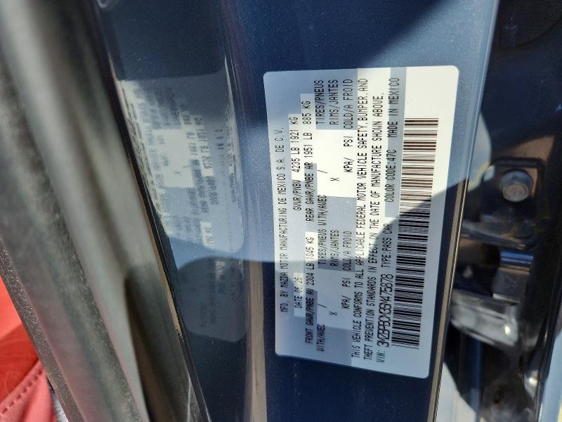 2025 Mazda 3 მანქანა იყიდება აუქციონზე, vin: 3MZBPBCM3SM475878, აუქციონის ნომერი: 58730656