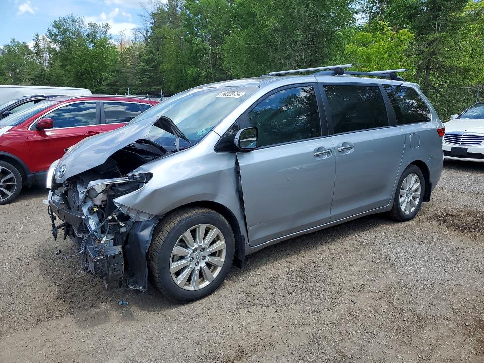 56933156 :رقم المزاد ، 5TDYZ3DC6HS840470 vin ، 2017 Toyota Sienna مزاد بيع