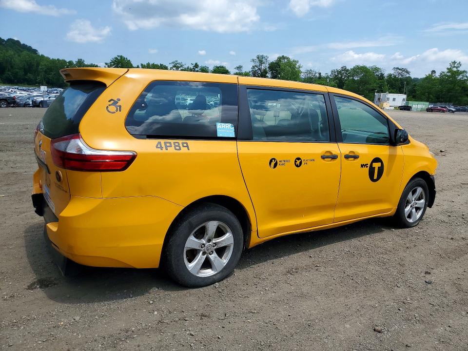 Продажа на аукционе авто 2017 Toyota Sienna, vin: 5TDZZ3DC2HS845895, номер лота: 57139366