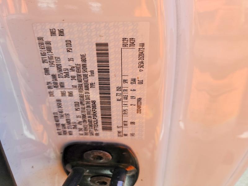 56146666 :رقم المزاد ، 1FTEX2LP3RKF08048 vin ، 2024 Ford F150 مزاد بيع