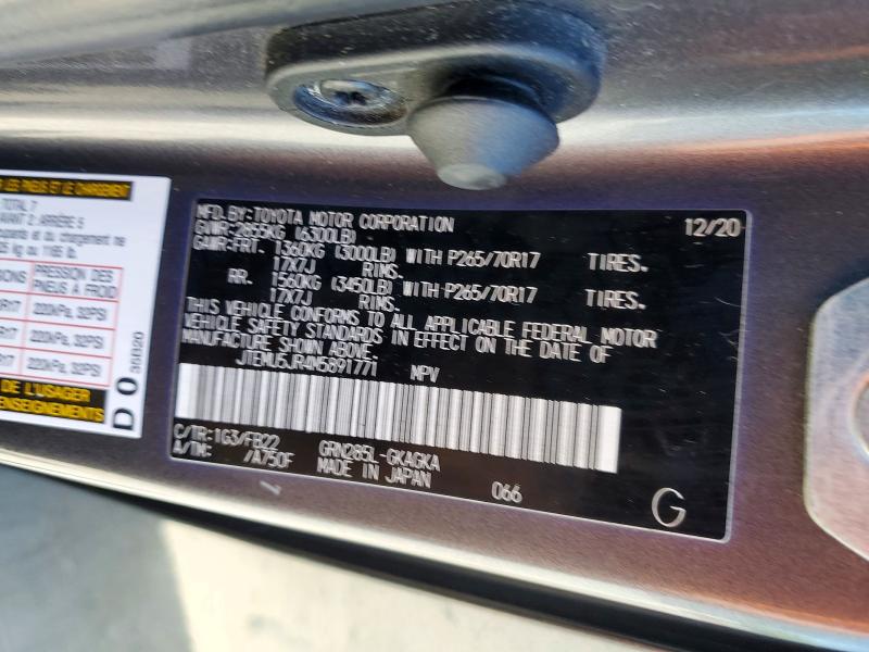 Продаж на аукціоні авто 2021 Toyota 4runner, vin: JTEMU5JR4M5891771, номер лоту: 55716356