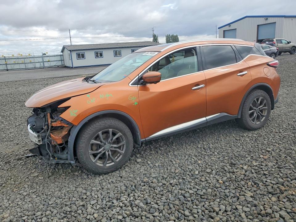 58479406 :رقم المزاد ، 5N1AZ2MH7GN125396 vin ، 2016 Nissan Murano مزاد بيع
