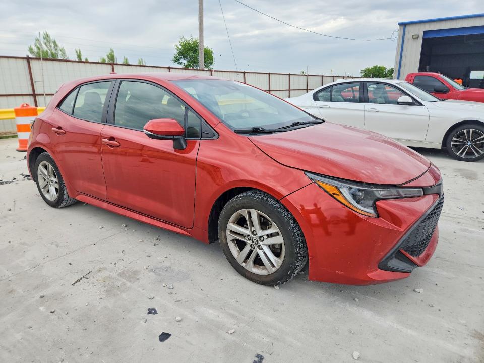58624196 :رقم المزاد ، JTNK4RBE0K3047441 vin ، 2019 Toyota Corolla Hatchback مزاد بيع