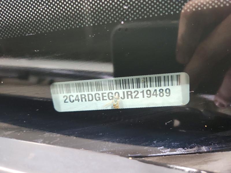 Aukcja sprzedaży 2018 Dodge Grand Caravan, vin: 2C4RDGEG9JR219489, numer aukcji: 57466686