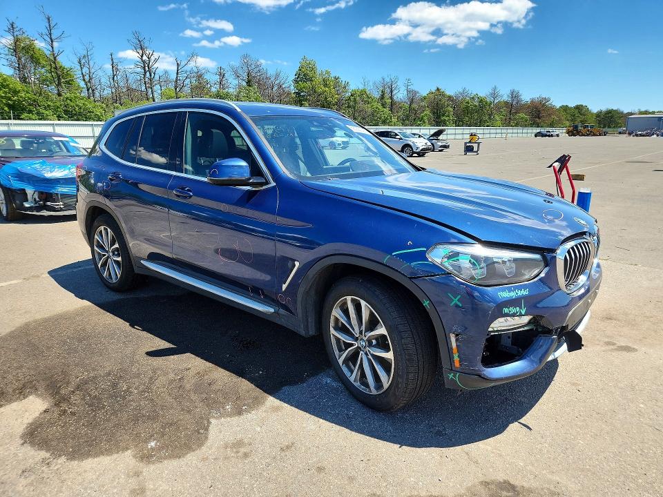 2019 Bmw X3 მანქანა იყიდება აუქციონზე, vin: 5UXTR9C50KLD94147, აუქციონის ნომერი: 58053006