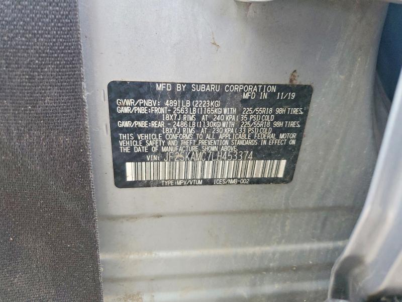 Продажа на аукционе авто 2020 Subaru Forester, vin: JF2SKAMC7LH453374, номер лота: 56868996