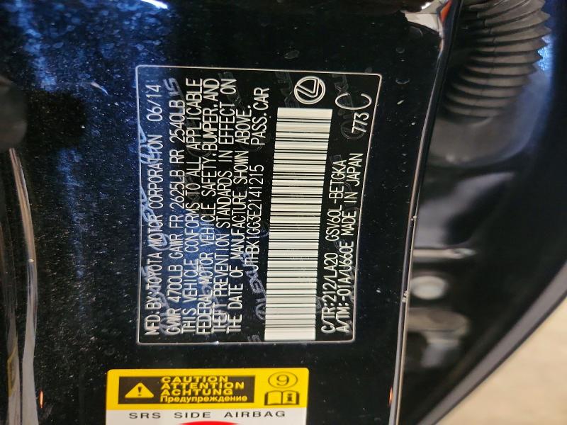 Продаж на аукціоні авто 2014 Lexus Es, vin: JTHBK1GG3E2141215, номер лоту: 55967486